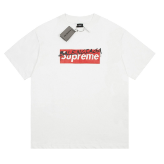 Supreme x Balenciaga Collaboration Tee